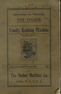 Steber Sock Machine Instruction Manual Cover